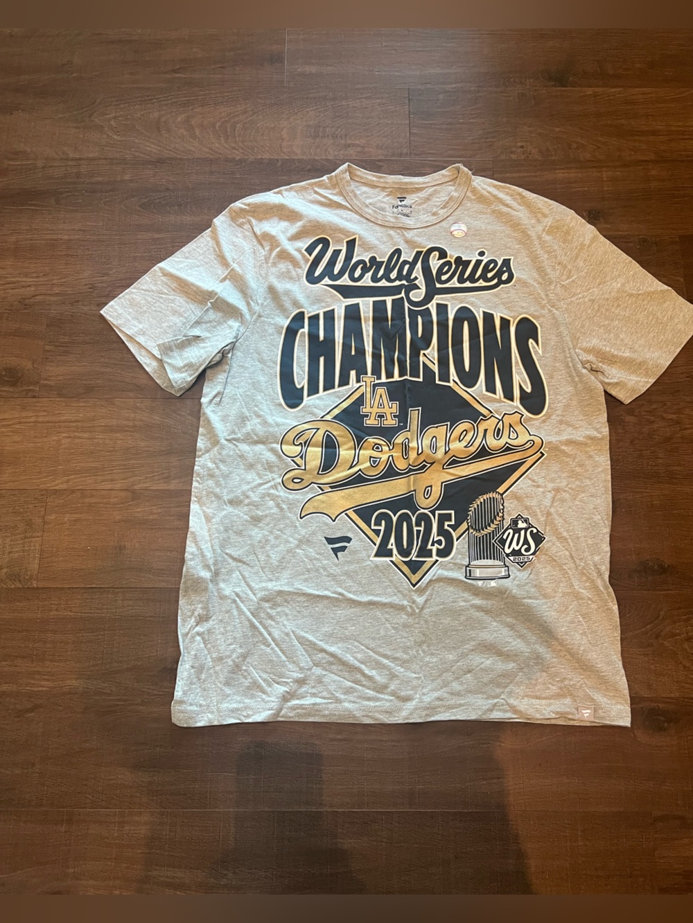 2020 World Series Champions Gray Graphic Tee